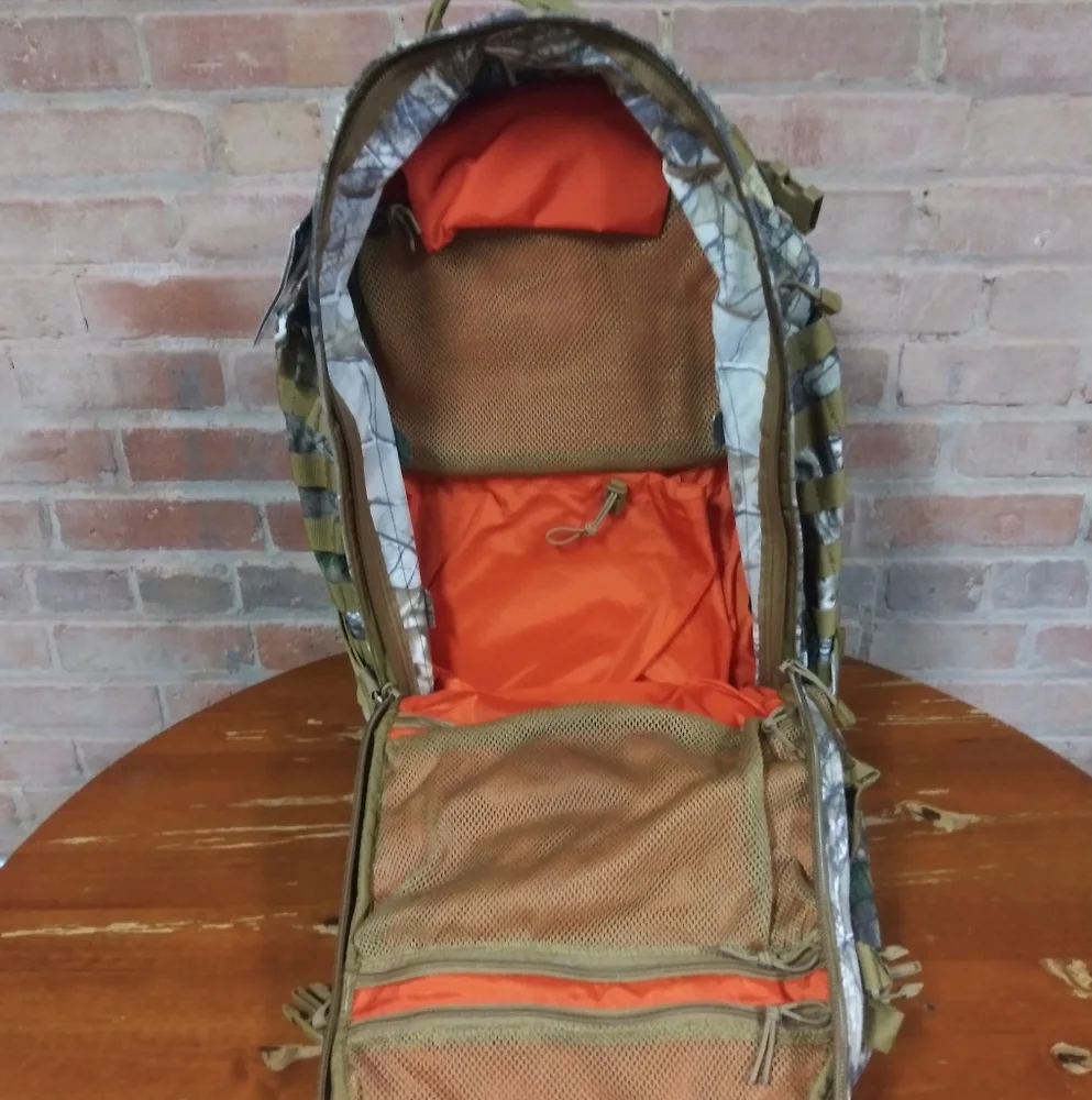 5.11 Tactical Camo Backpack with Olive/Tan MOLLE Straps - Picture 6 of 8